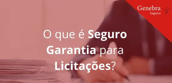 seguro garantia para licitações