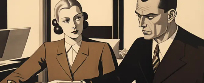 Empresário satisfeito com a proteção do seguro empresarial