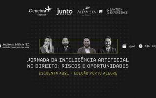 Inteligencia artificial no direito, seguro garantia, evento porto alegue