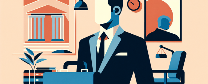 advogado em sala de trabalho