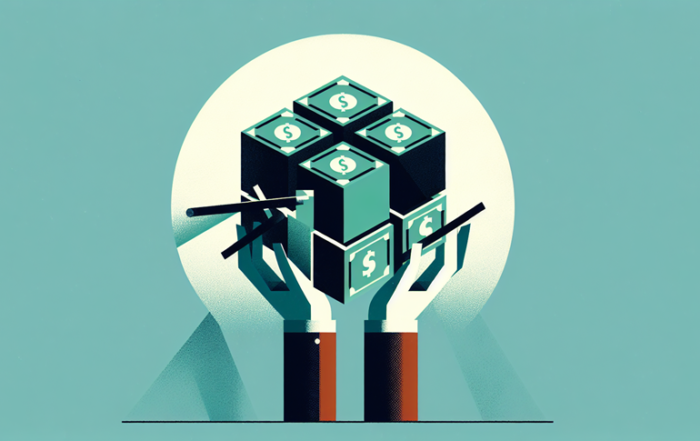 cédulas de dinheiro representando o seguro de crédito