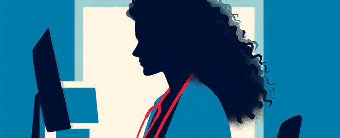 médica trabalhando por plano de saúde