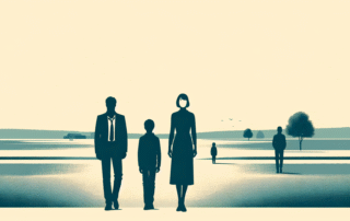 família protegida por seguro de vida