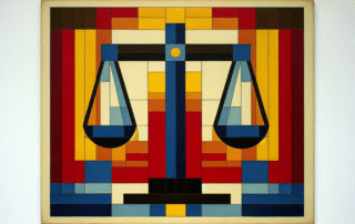 balança representando o direito para seguro garantia judicial e seguro de responsabilidade civil profissional para advogados