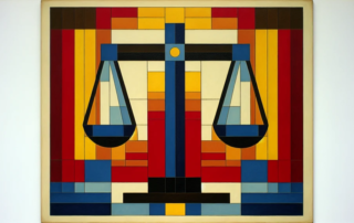 balança representando o direito para seguro garantia judicial e seguro de responsabilidade civil profissional para advogados