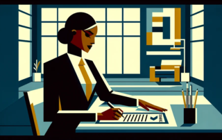 profissional assinando contrato de seguro