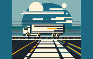 veículo de carga protegido por seguro transporte