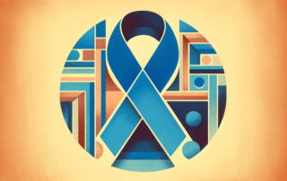 símbolo da campanha novembro azul